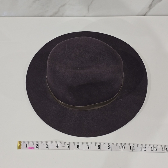 Janessa Leone Plum fedora wool hat main image 11